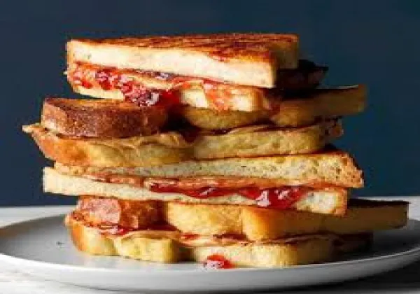 Jam Butter Cheese Sandwich 