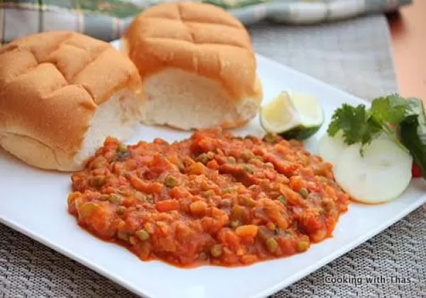 Butter Pav Bhaji  Butter Pav Bhaji