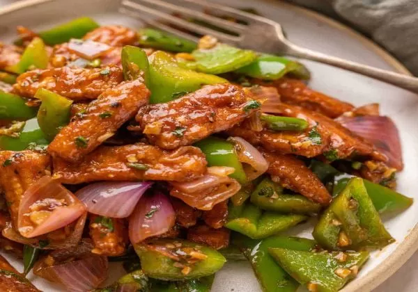 Mashroom Baby Corn Chilly 