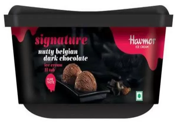 Nutty Belgian Dark Chocolate Tub 750ml 