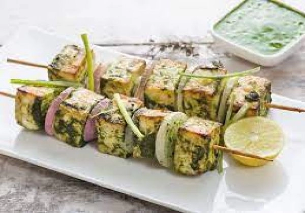 Paneer Pudina Tikka