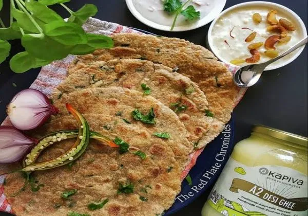 Rajgira Aloo Paratha 1Pcs