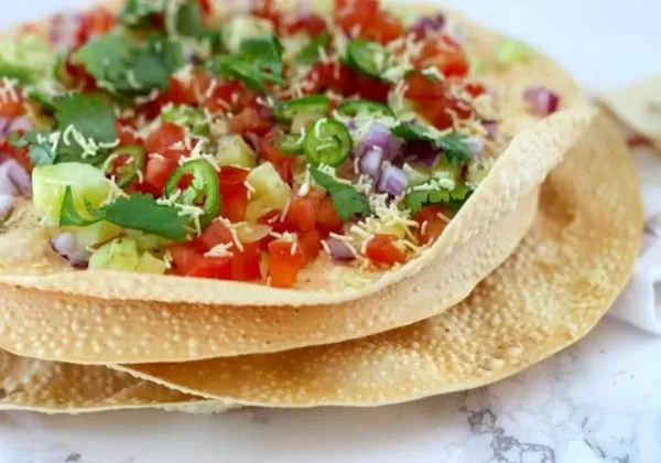 Roasted Masala  Papad 